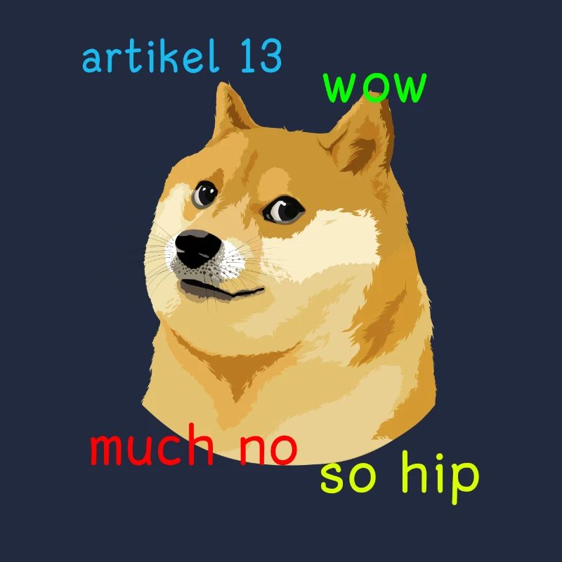 Article 13 Doge Meme #saveyourinternet Eu Shirt