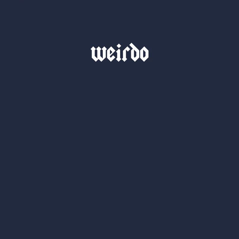 Weirdo Anders Spécial Emo Goth Punk Geek Weird