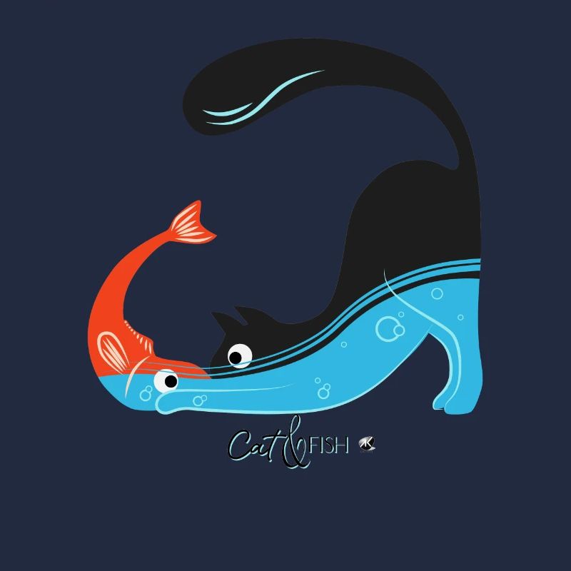 Le chat et l’image de poisson