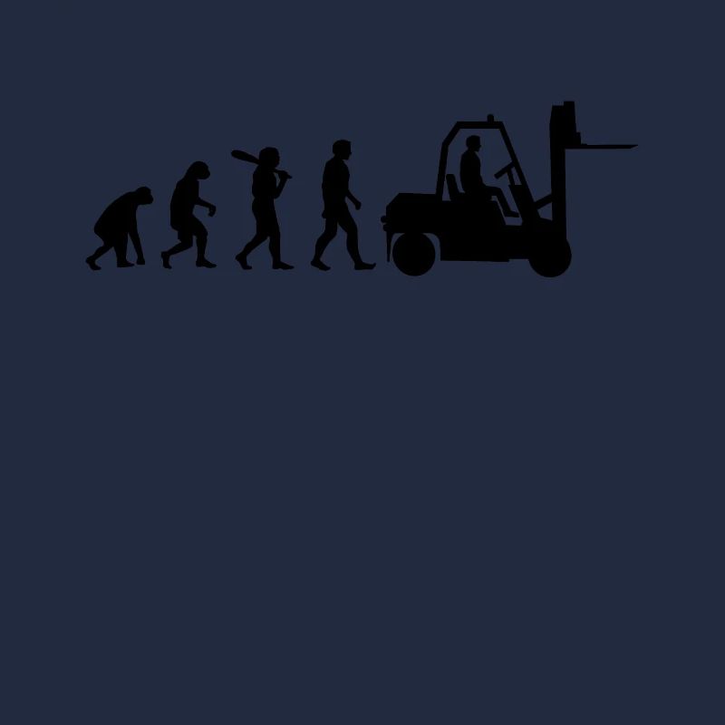 Gabelstapler Evolution Staplerfahrer Geschenk