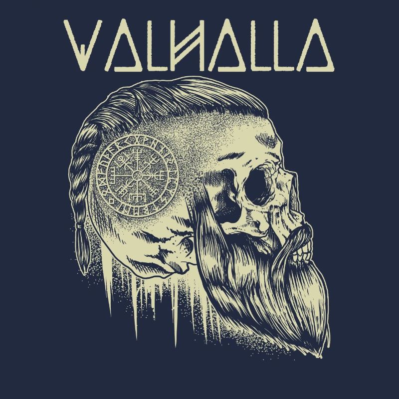 Walhalla Wikinger-Schädel