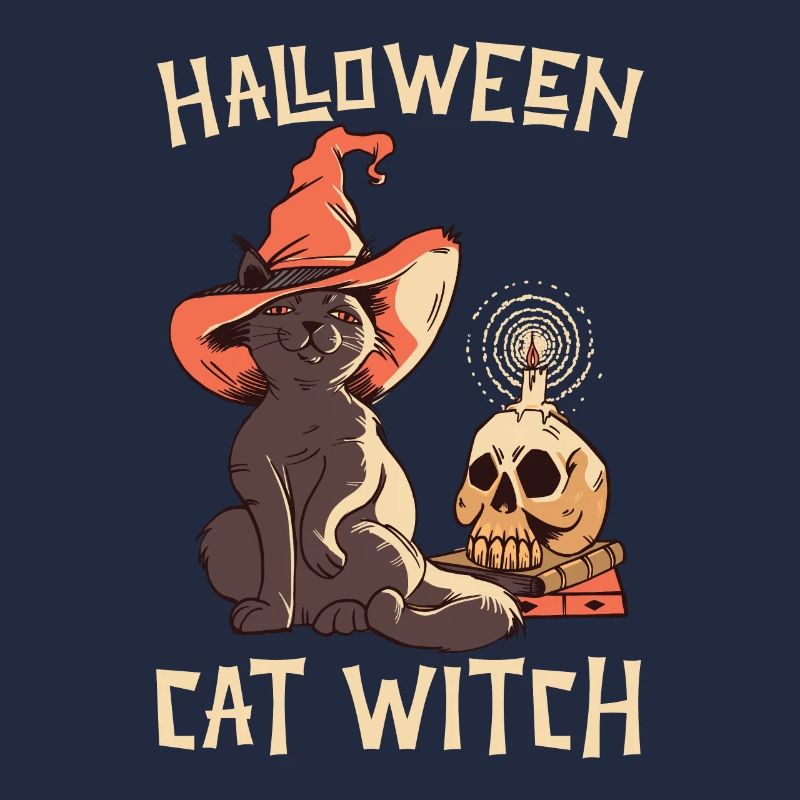 Halloween Halloween Chat Sorcière
