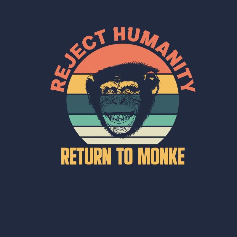 Affe Evolution Menschenaffen Affen Geschenk