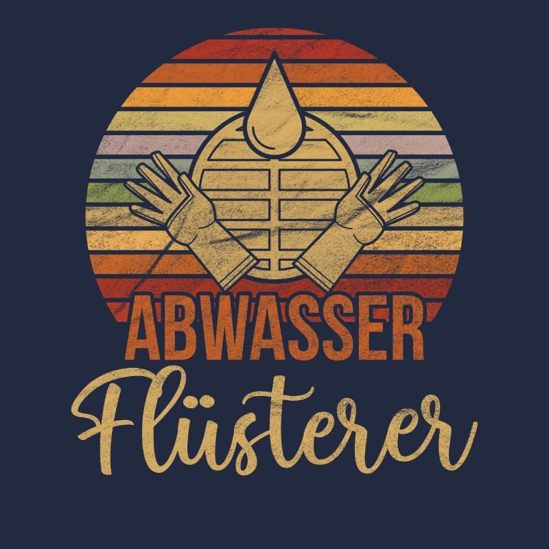 Retro Abwasser Flüsterer Abwassertechniker