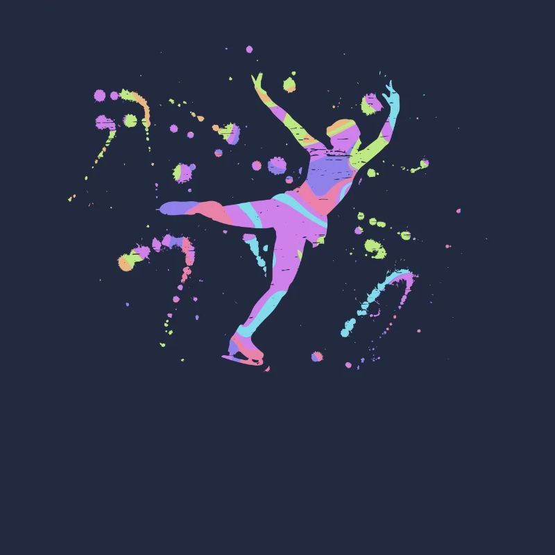 Eisläufer Eiskunstlauf Silhouette