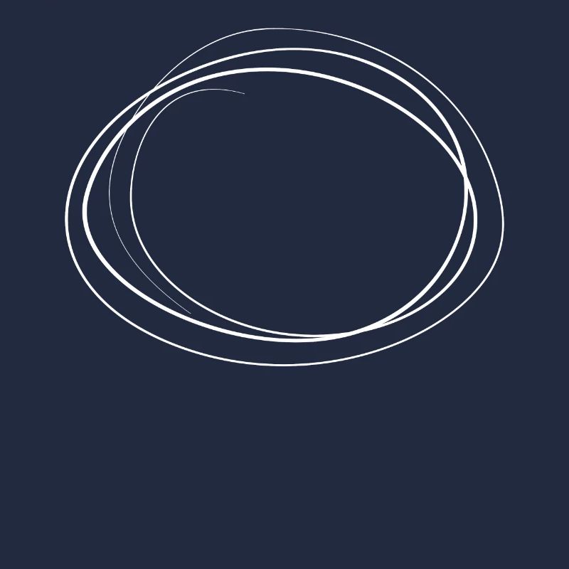 Abstract White Circle