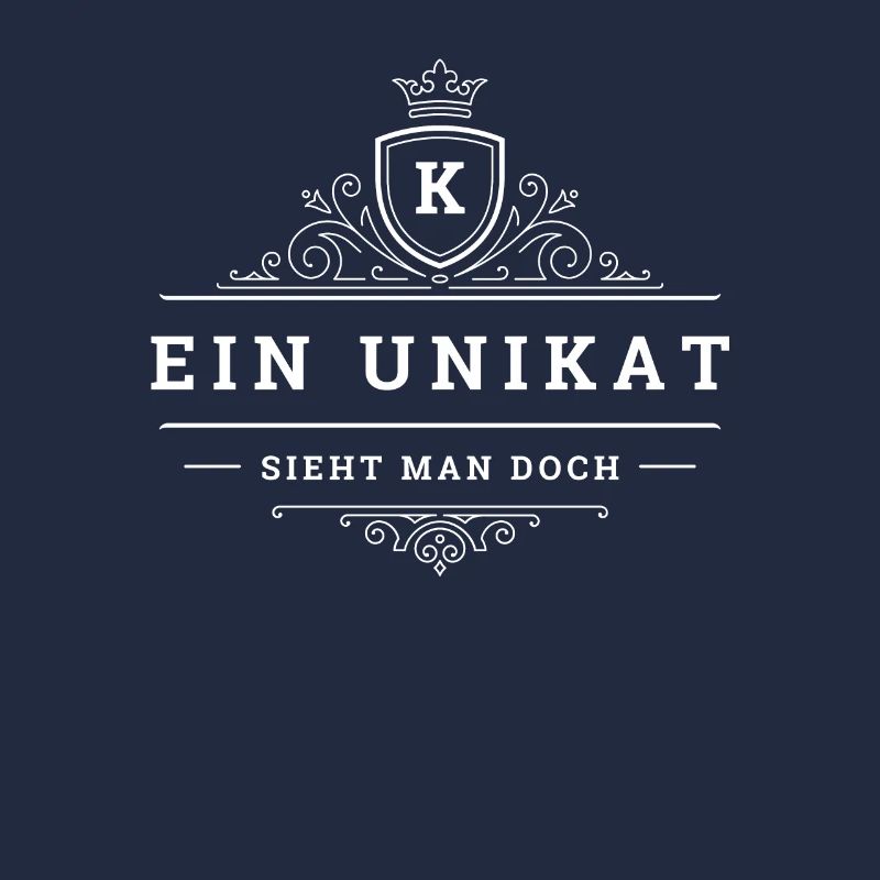 Ein Unikat Ein Einzelstück Anfangsbuchstabe K Name