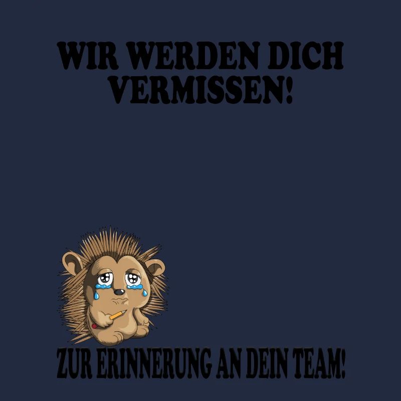 Wir werden dich vermissen Stacheltier weinen Igel