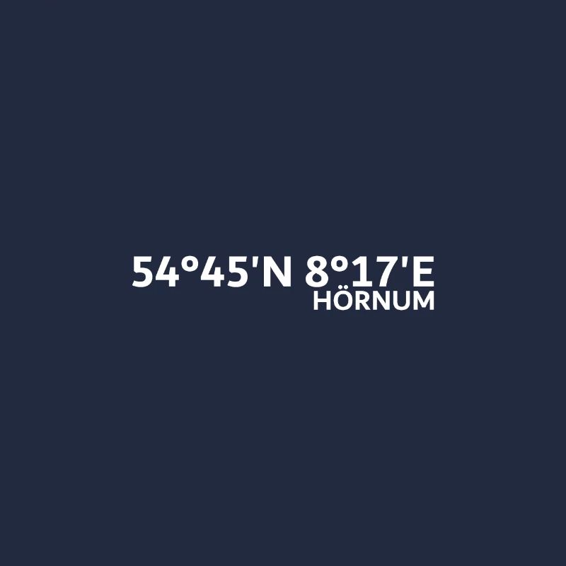 Hörnum coordinates