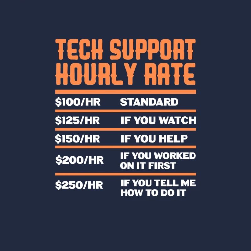 Technischer Support Computer It Admin Geschenk