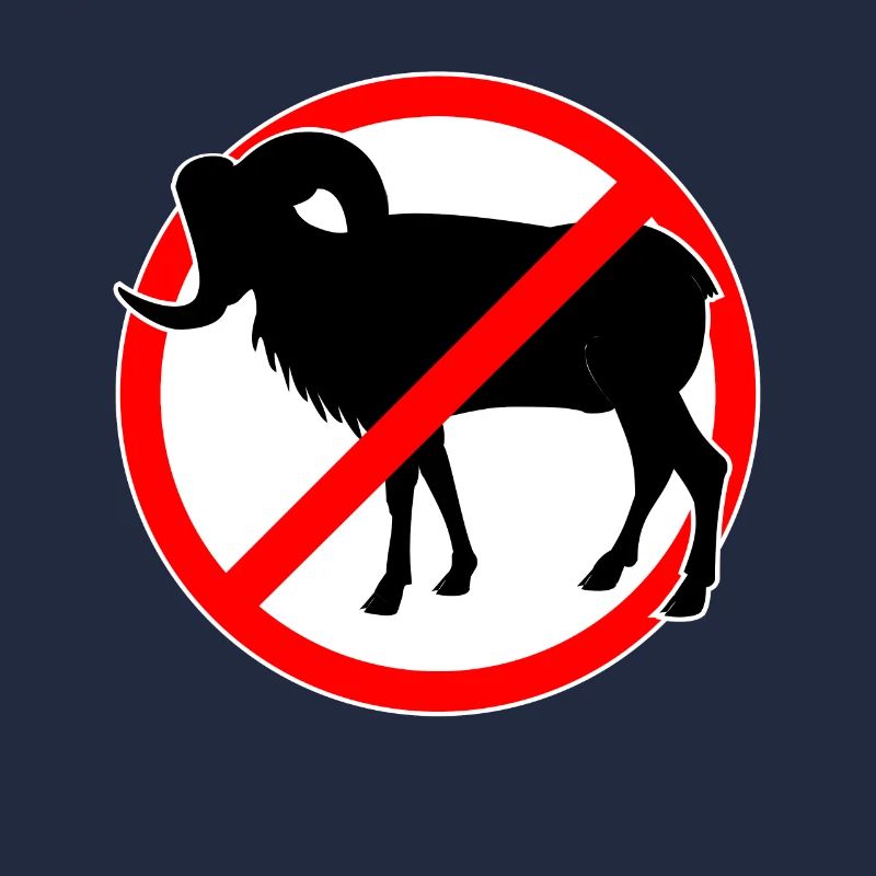 Ziegen oder Mufflons verboten - Ziege