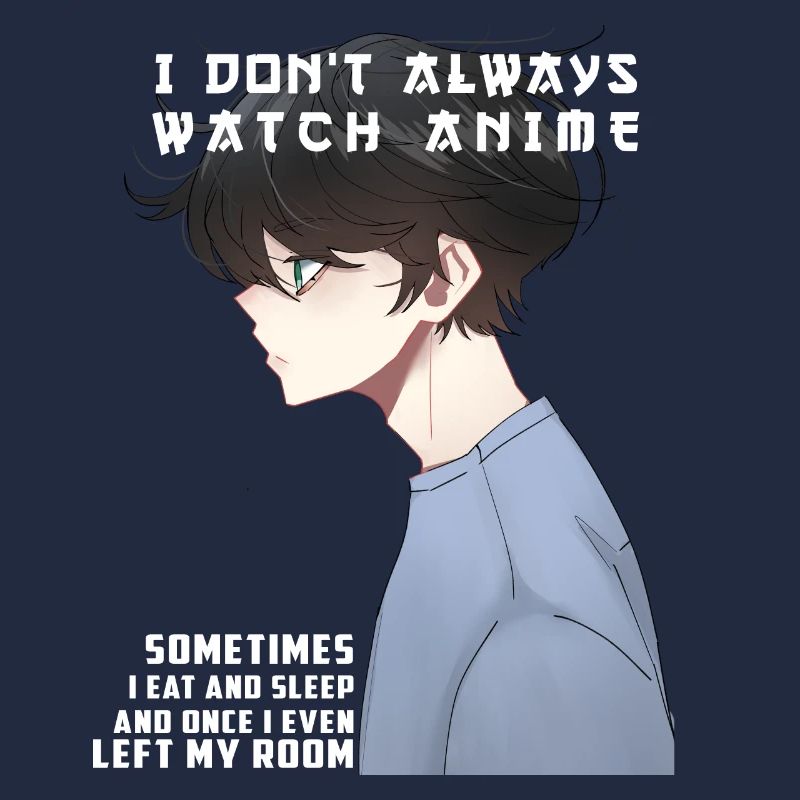 Anime Adolescent Garçon Regarde Anime