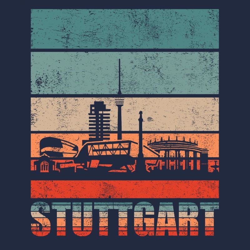 Stuttgart Skyline Geschenkidee
