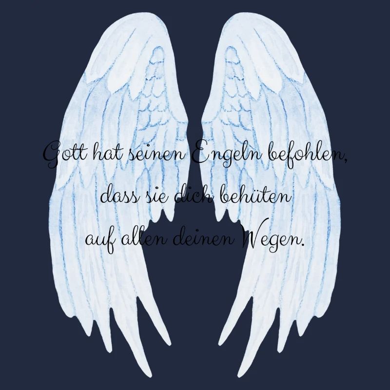 Gott hat seinen Engeln befohlen Spruch Schutzengel