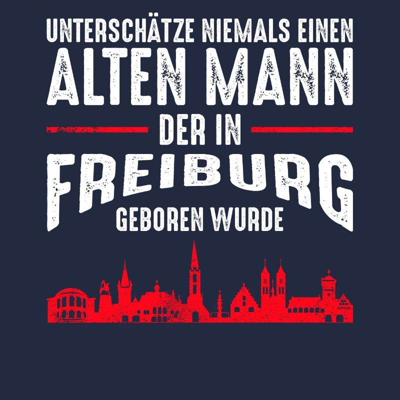 Freiburg - Alter Mann | Retro Vintage Style