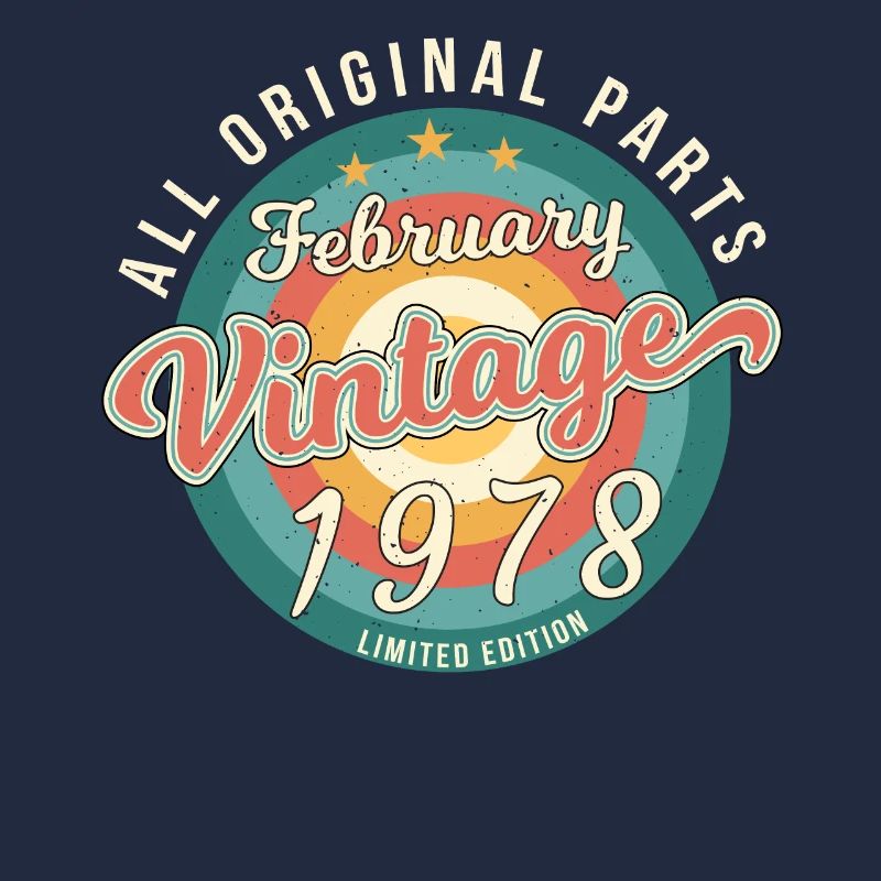 Février 1978 Original Vintage