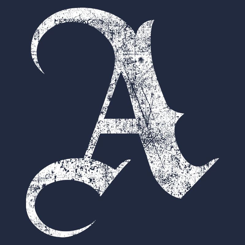 Tshirt alphabet initial A