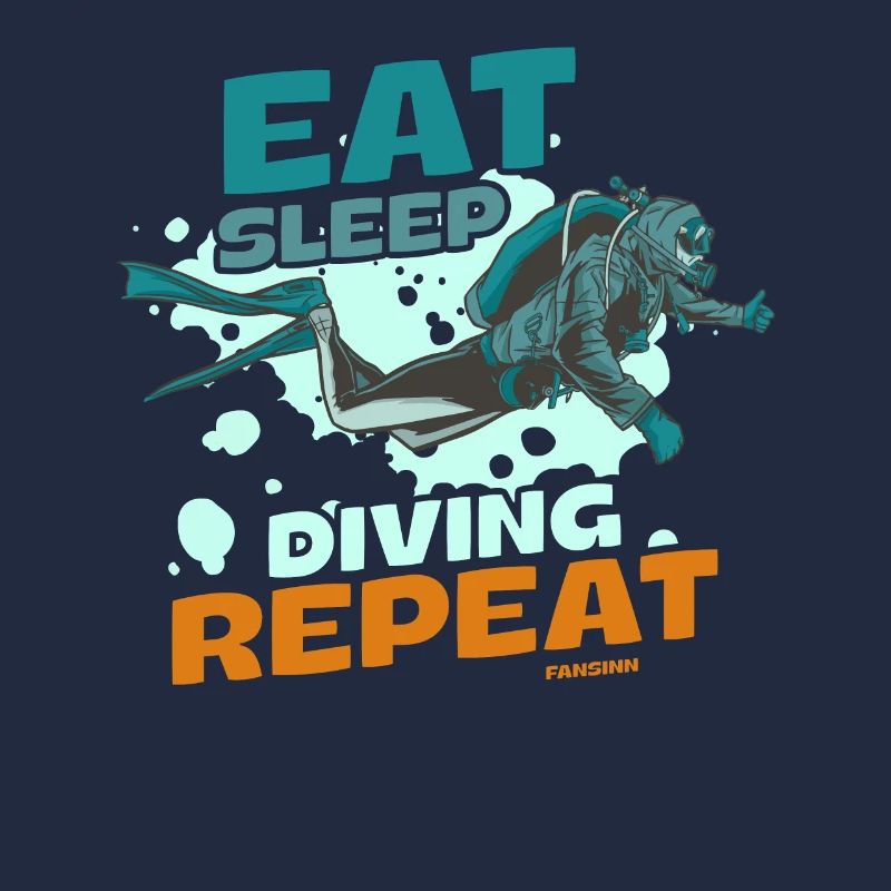 Manger Dormir Plongée Répéter