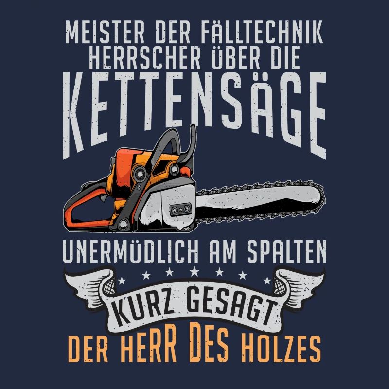 Meister der Fälltechnik Herr Des Holzes