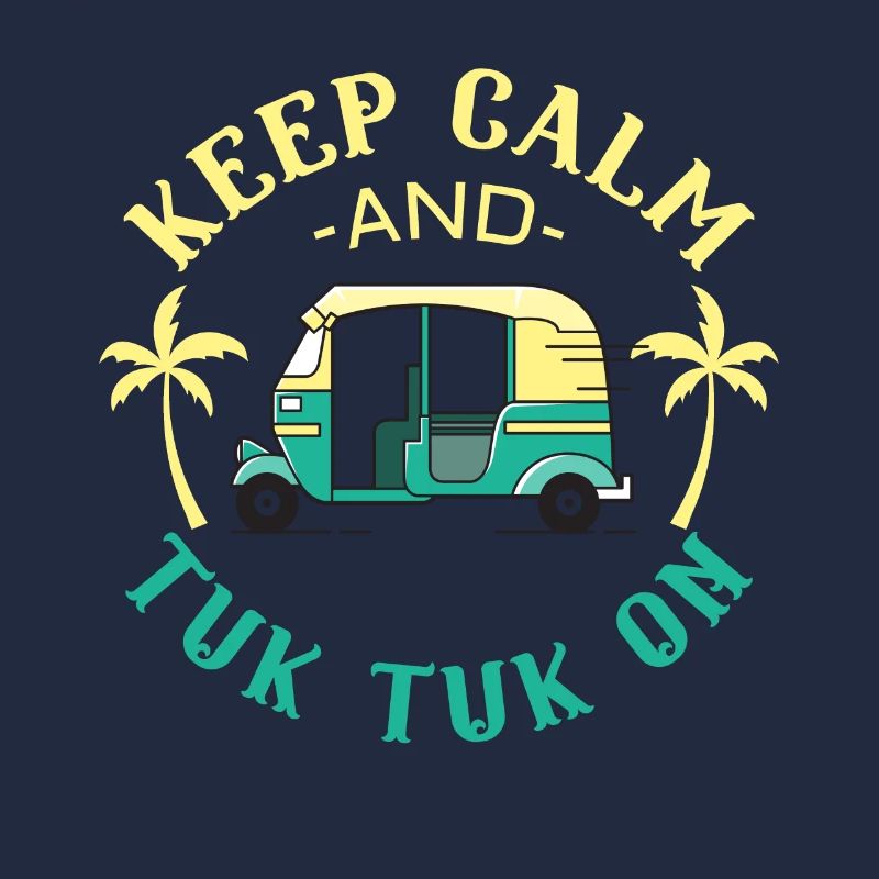 Conception de surf d’été d’un tuk tuk