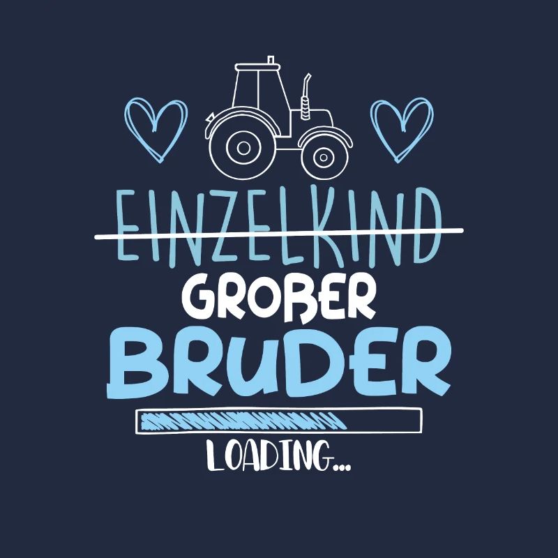 Einzelkind Großer Bruder Loading Traktor