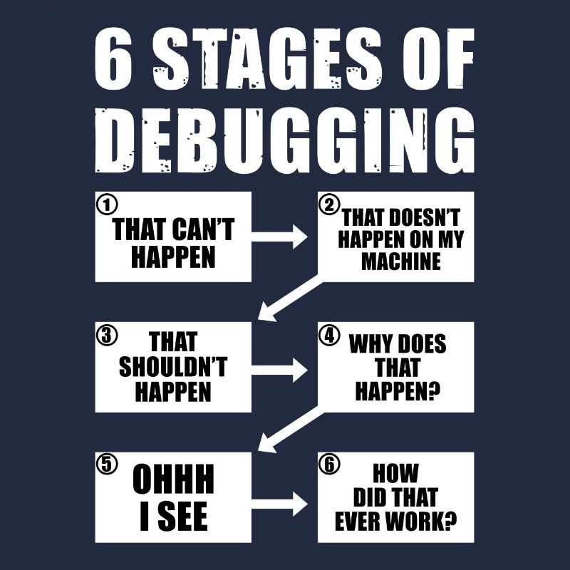 6 Stufen des Debug-Programmierer-Geschenks