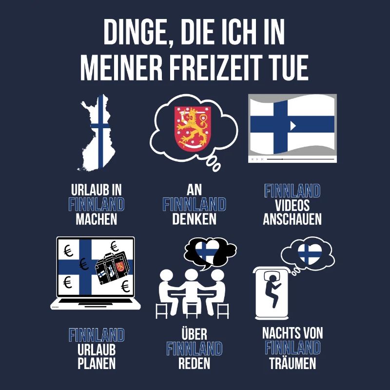 Finnland Spruch | Lustiger Freizeit Spruch Finland