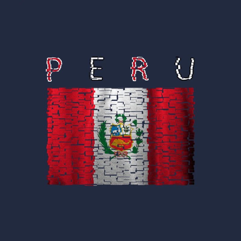 Pérou Lima Drapeau de l’Amérique du Sud