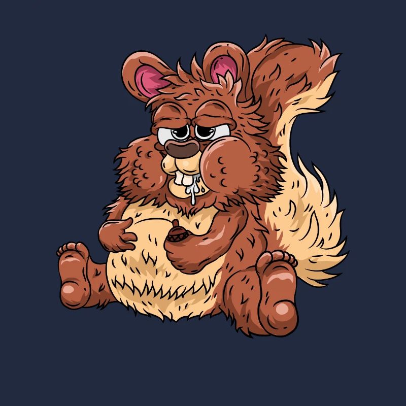 Dickes Eichhörnchen