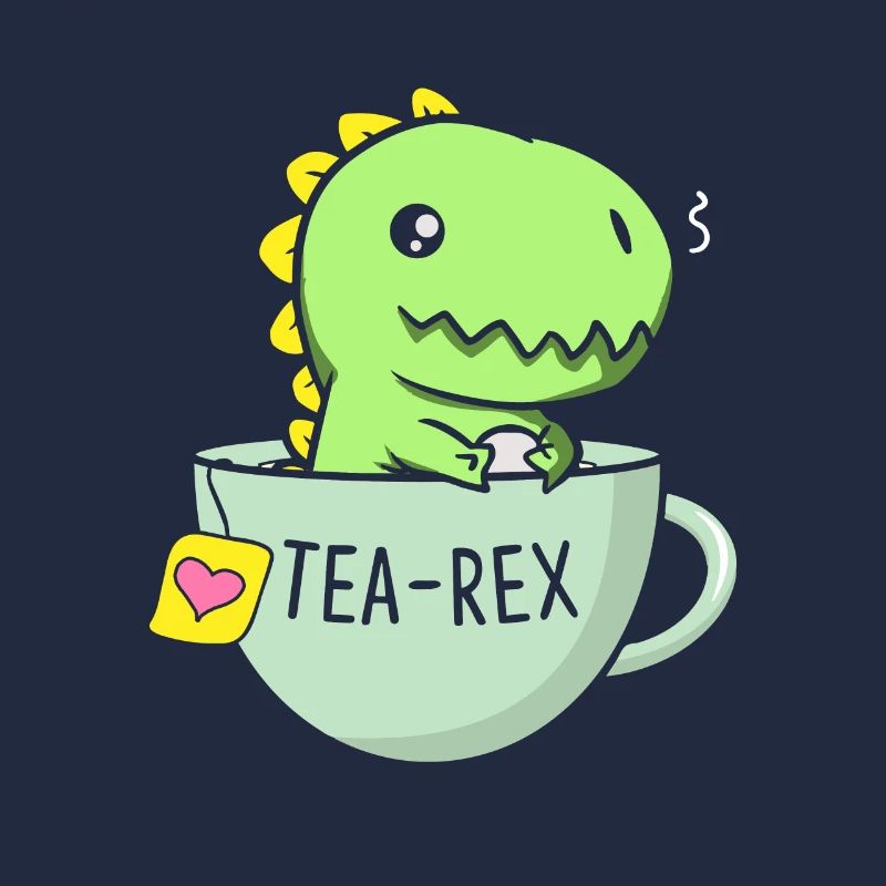 Tea Rex Dinosaurier Tyrannosaurus Rex Teetasse Tee