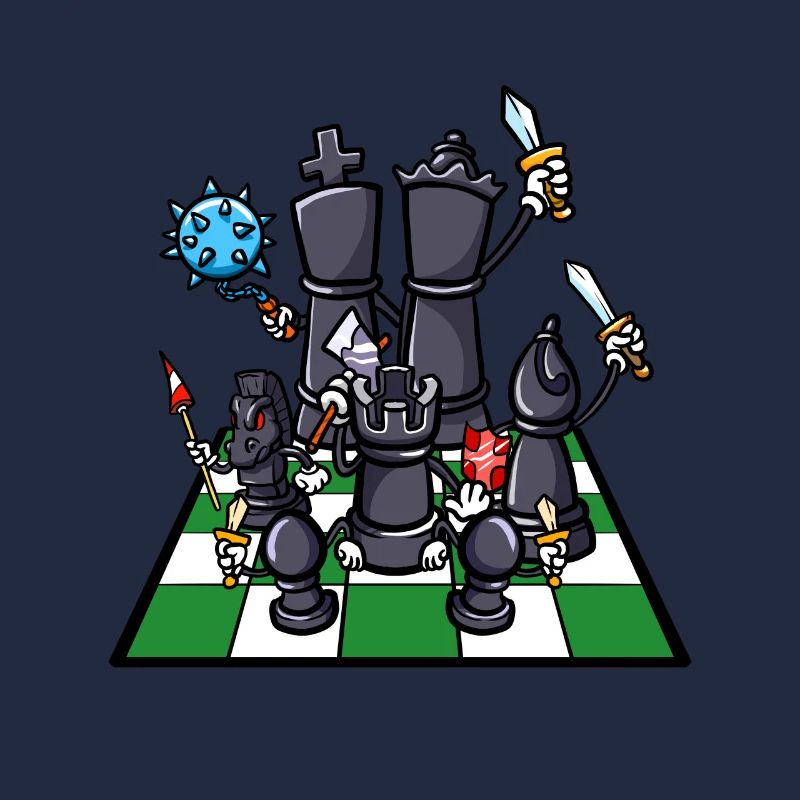 Chess Board Chess Pieces Fighter Chess