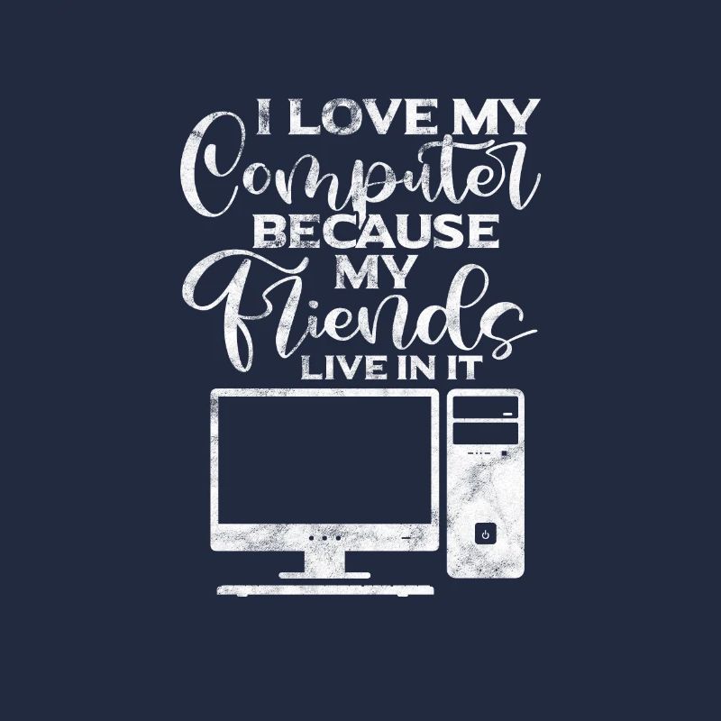 Computer Nerd PC Programmierer Informatik Geschenk