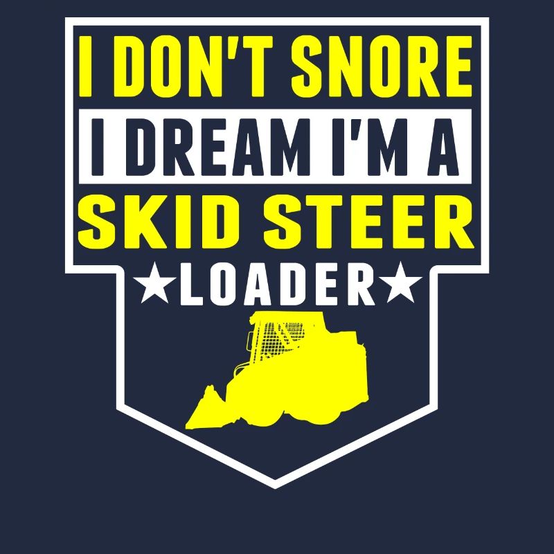 Je ne ronfle pas, rêve dans la chargeuse compacte