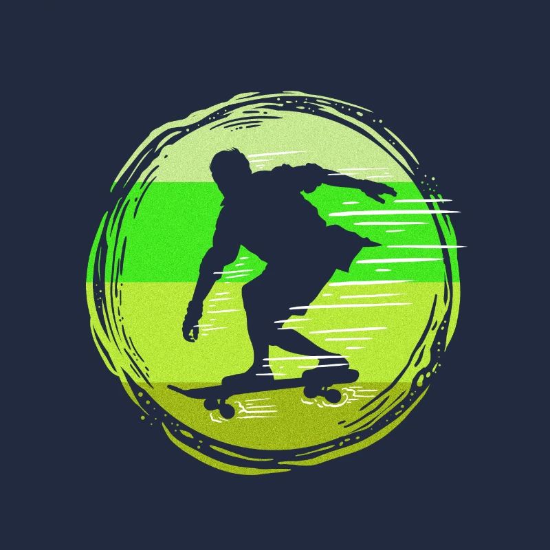 Skater Skateboard Gift Halfpipe Sk8 Ollie