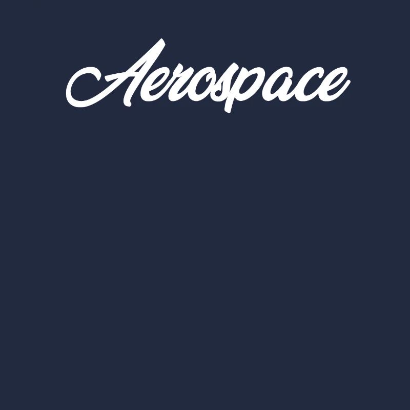 AEROSPACE CURSIVE TEXT NOVELTY HOBBY