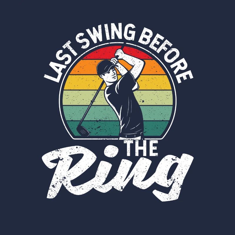 Fan Golfer Golfer Dernier coup devant le ring