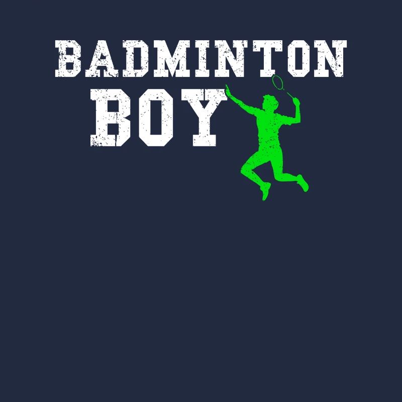 garçon de badminton