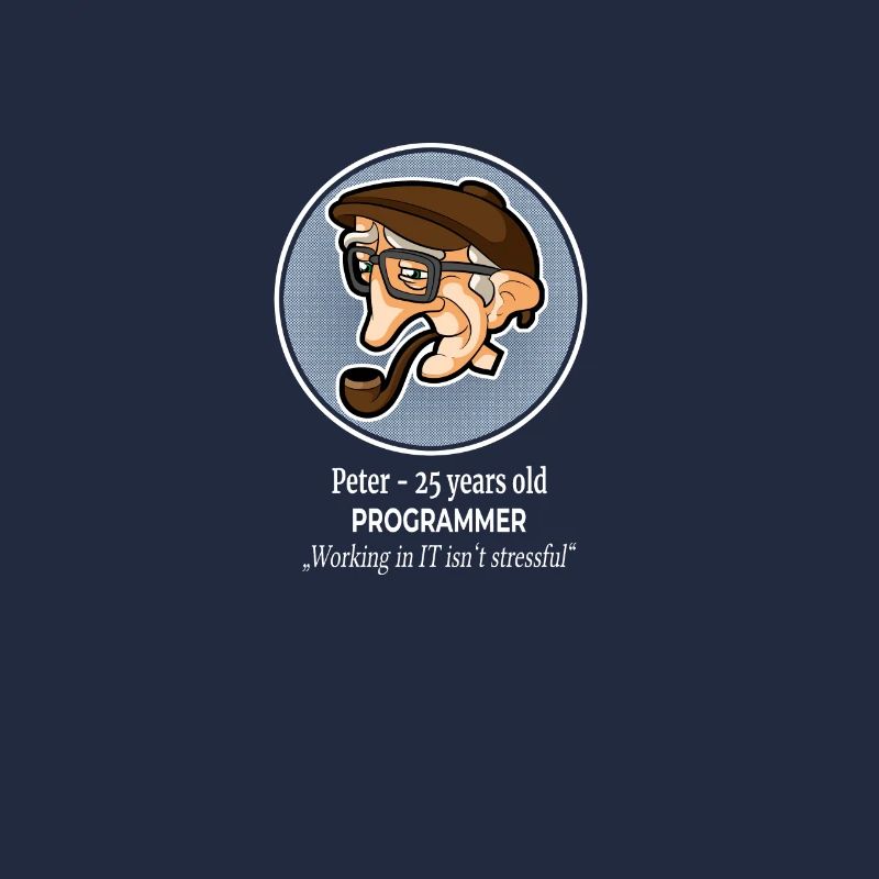 Programmierer ist kein stressiger Job Junger