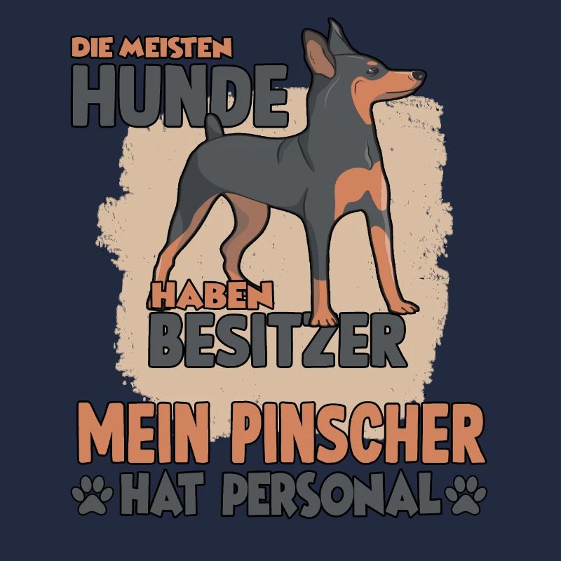 Pinscher Witziges Aussie Hundehalter Gassi
