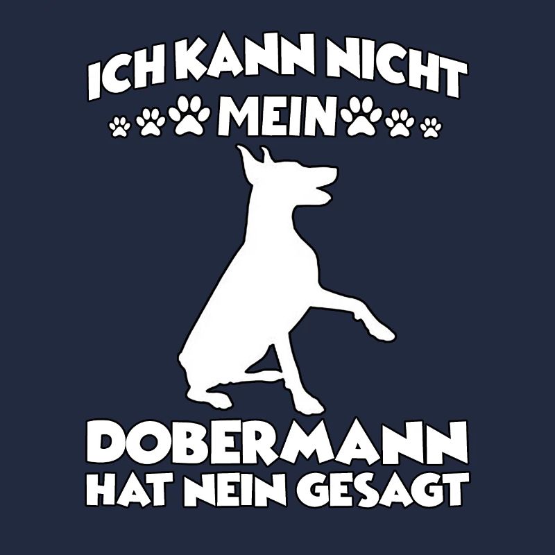 Dobermann Gassi Hundetraining lustiges Dobermann