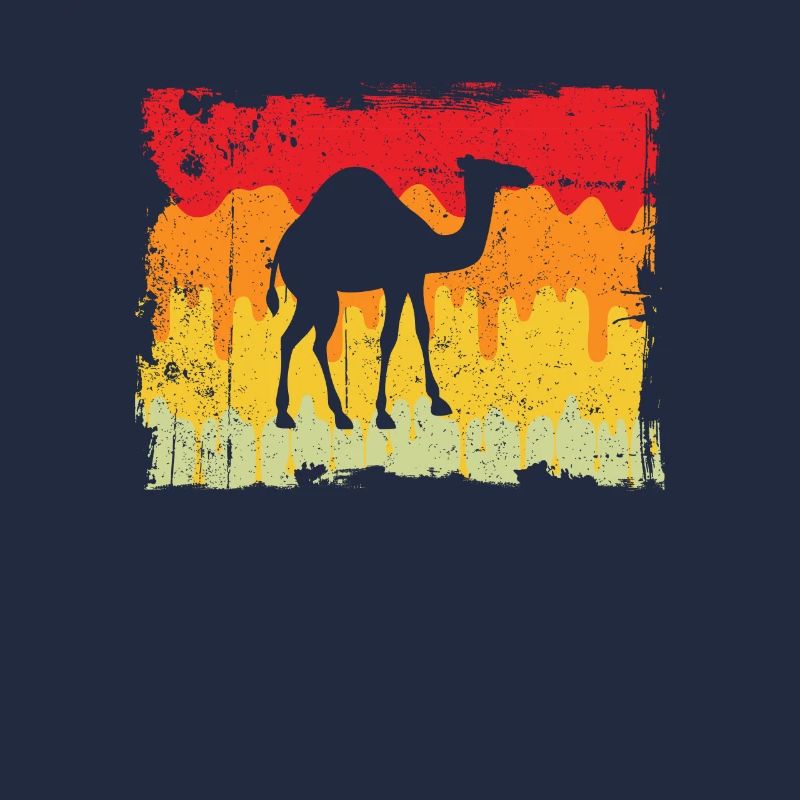 Dromadaire rétro