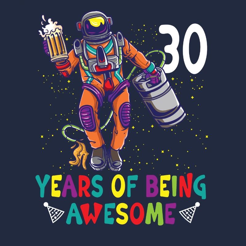 30th Birthday Astronaut Astronomy Solar System