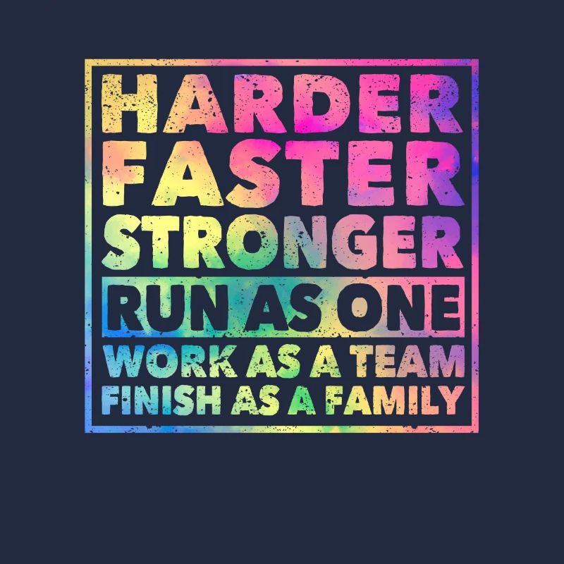 Plus dur Courir plus vite Objectif de l’équipe de travail plus fort