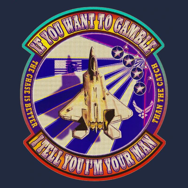 Gamble and Chase Patch - Look Us Air Force