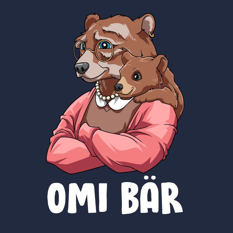 Omi Bär - Großmutter Geschenk Enkelsohn