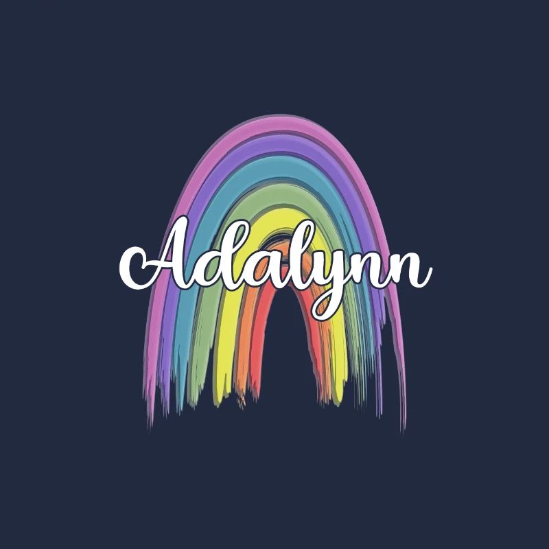 ADALYNN Rainbow Cursive