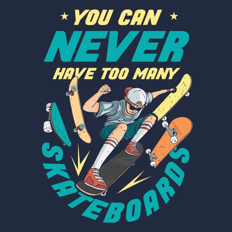 Skater Skateboard Gift Halfpipe Sk8 Ollie