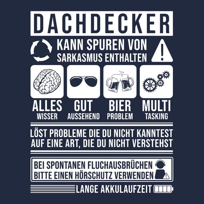 Dachdecker Sprüche Dachdecker