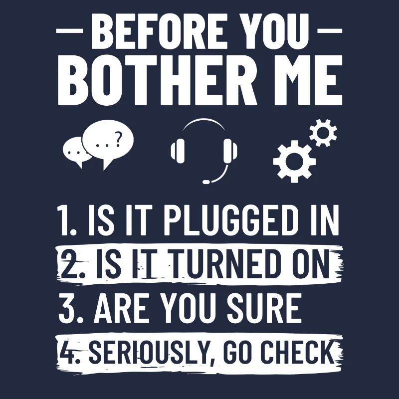 Tech Support IT Technischer Hilfe Helpdesk