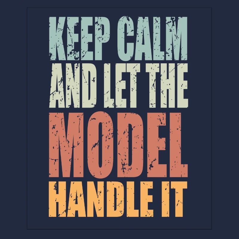 Keep Calm Model Saying Model Gift